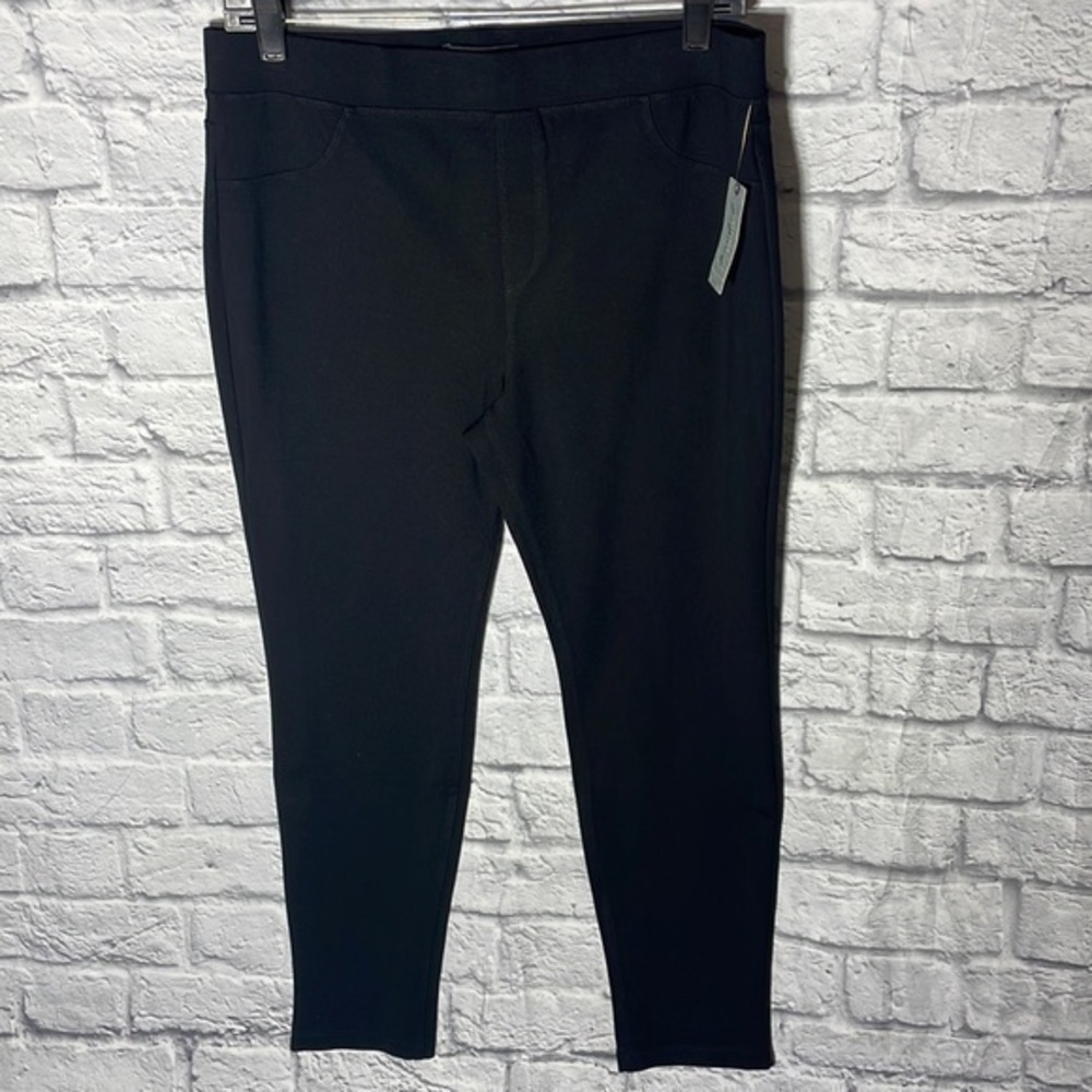 Anthropologie Sanctuary Black Pull On Thick Stretch Casual Legging Bodycon Pants